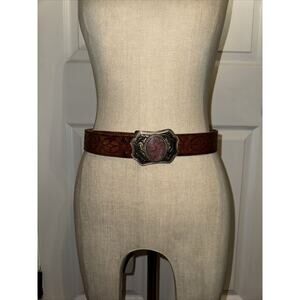 Women’s USA Made Leather Belt Full Grain Steerhide Size 30 Small